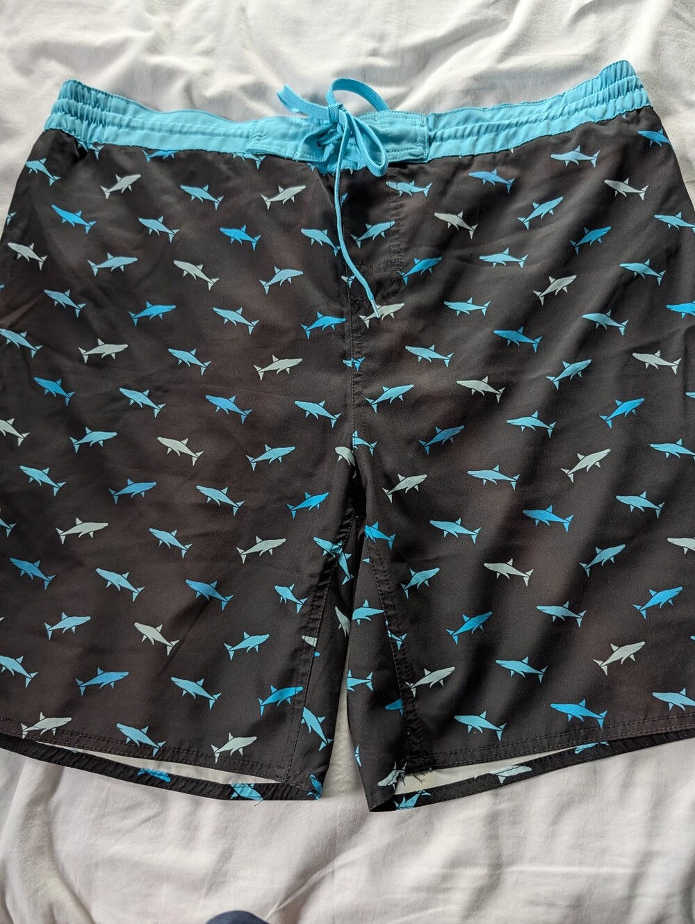 Laguna Men's Swim Shorts. Size Large. 8" Inseam. Drawstring Closure.